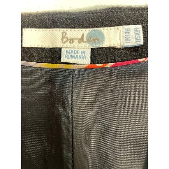 BODEN Wool Blend Front Knot Shift Dress US 10 - Picture 4 of 4